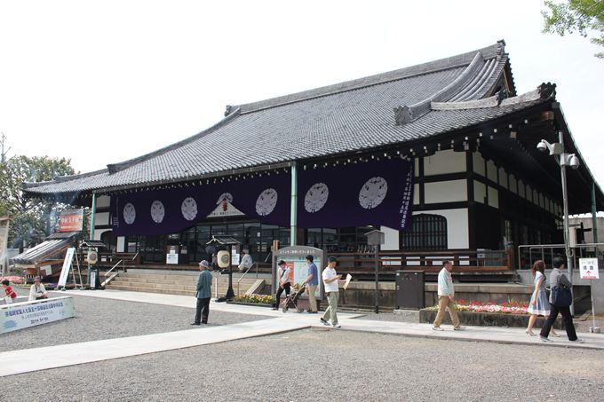 東本願寺の一角
