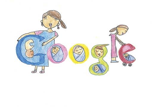 Doodle 4 Google 2011  グランプリ 「おかあさん」