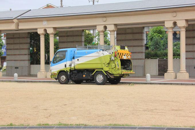 東雲薔薇回廊の清掃車