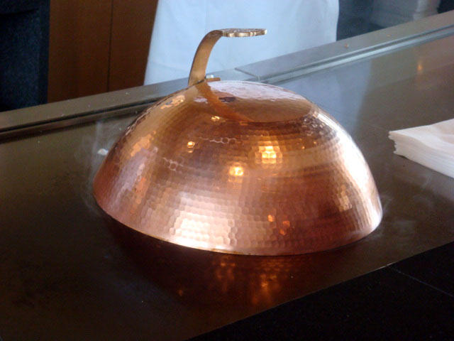 ふたをかぶせて